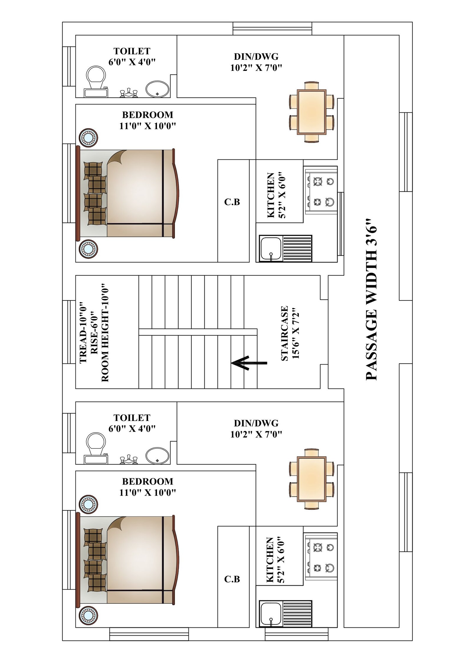 Commercial Floor Plan, Jharkhand