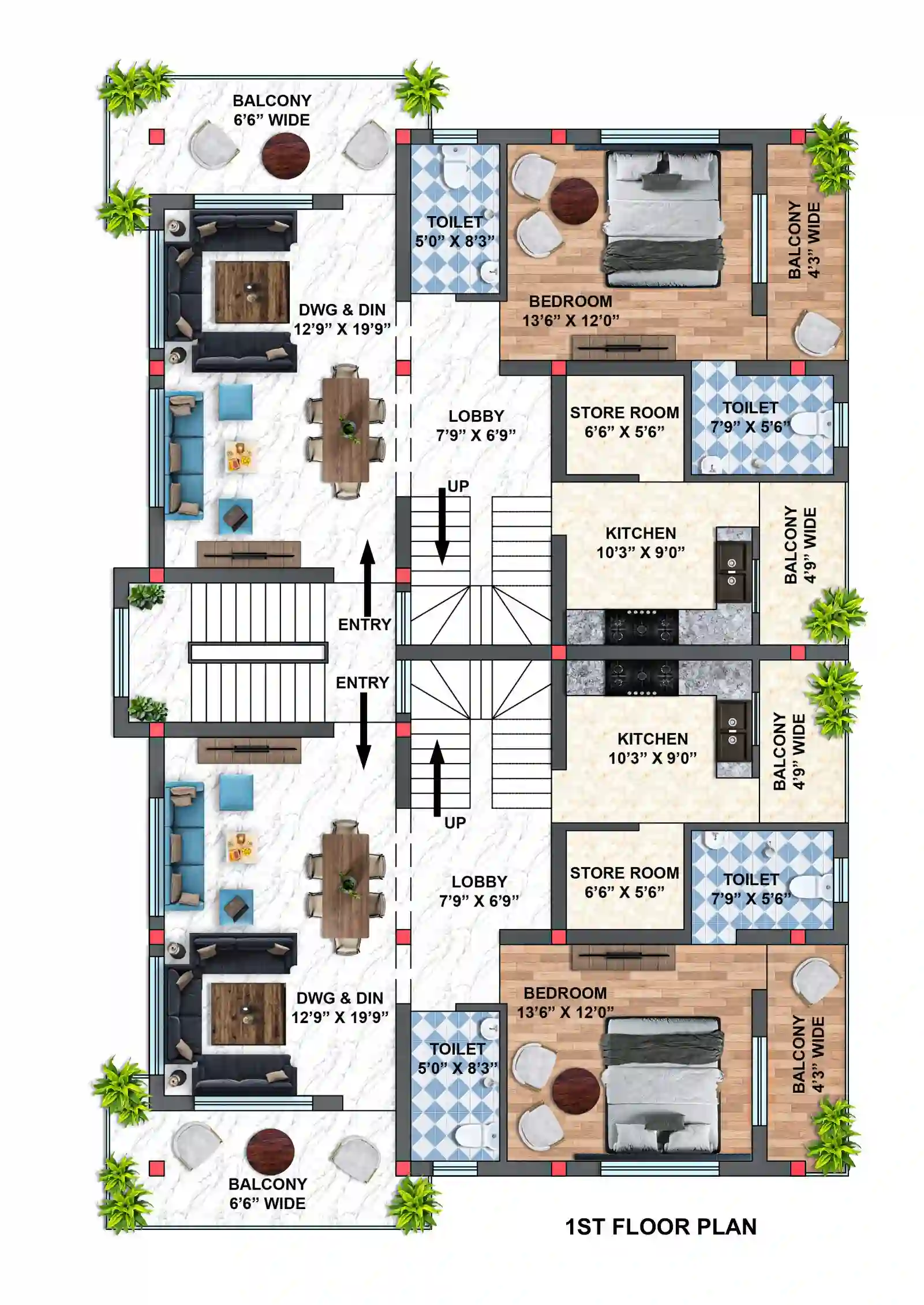 Coloured Plan, Ranchi