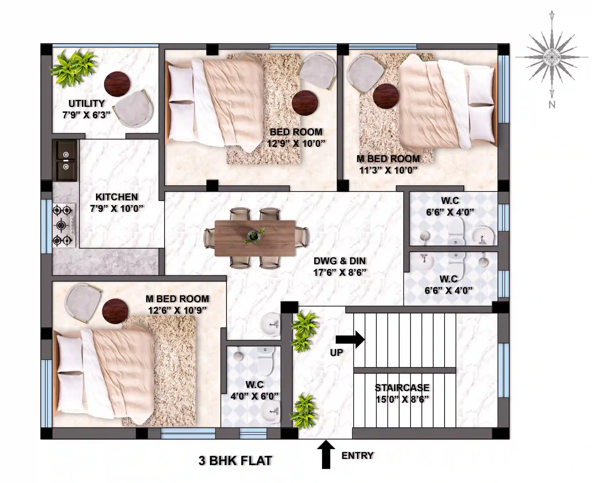Residential Rendering, Ranchi